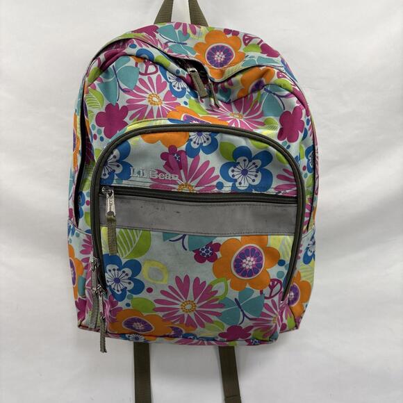 L.L. Bean Other - L.L.Bean Deluxe Backpack - Retro Flower Print